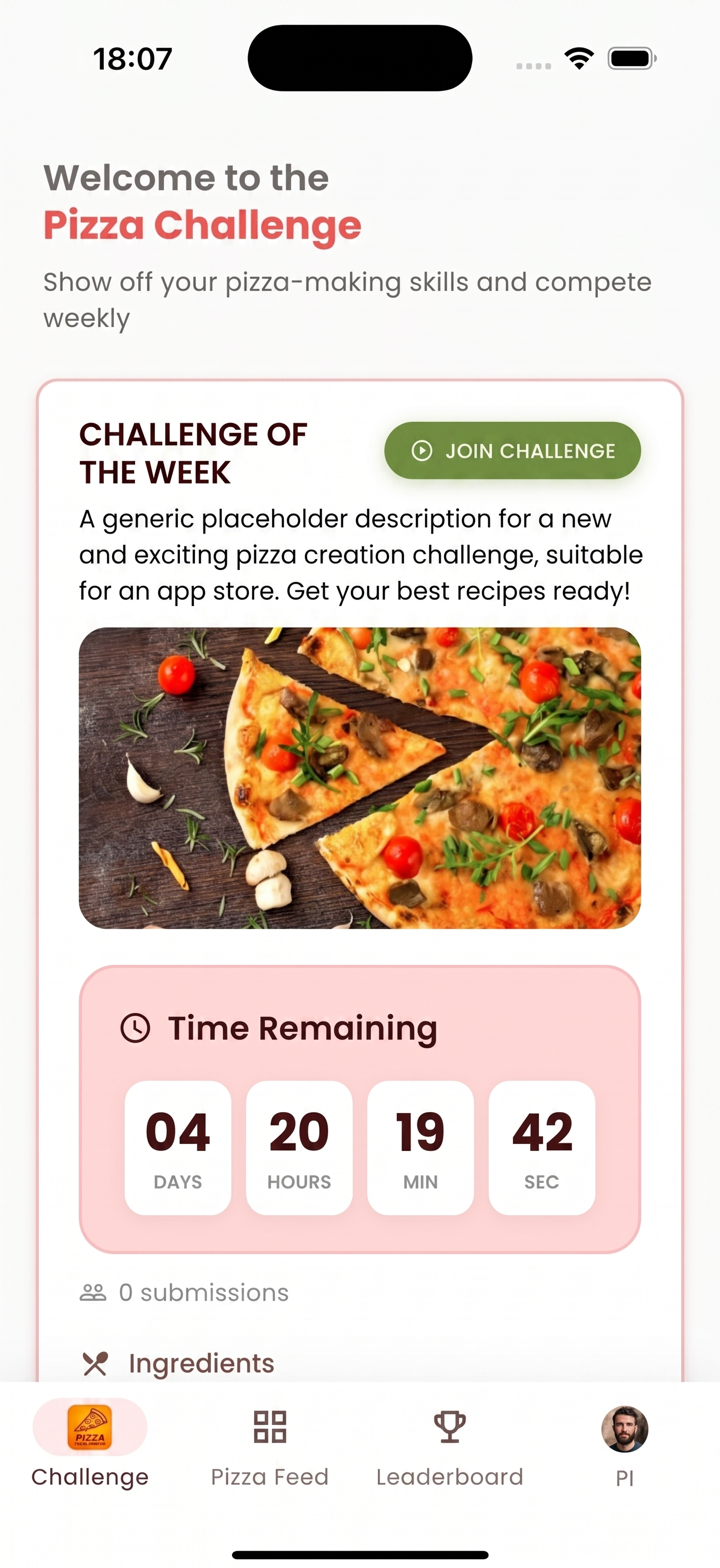 Weekly challenge brief