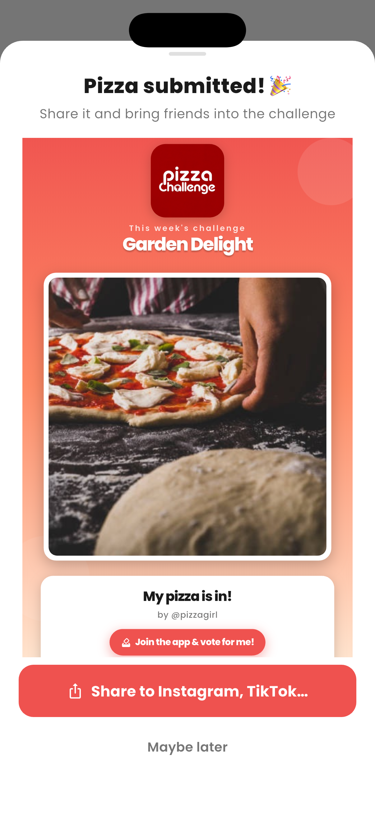 Share your pizza